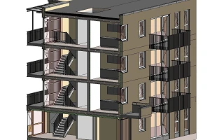 Het maken van een BIM Model t.b.v. nieuwbouw appartementsgebouw